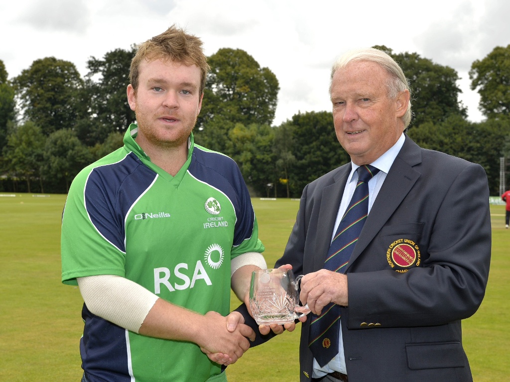 Paul Stirling and Brian Walsh - 100 caps for Ireland